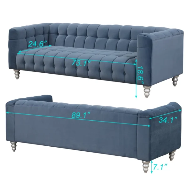 Volore Velvet Sofa