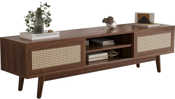 Solari Rattan Media Console
