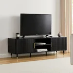 Renzo Black Media Console
